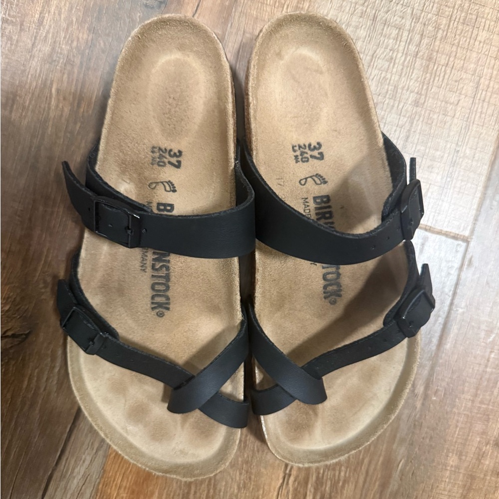 Birkenstock Black Double-Strap Mayari Sandals
